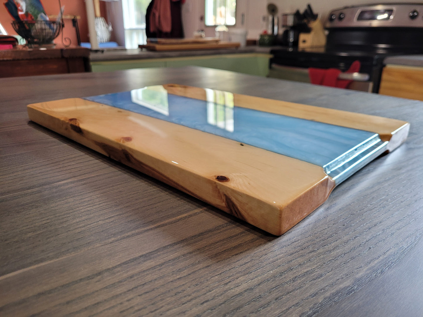 Epoxy River Cutting Board