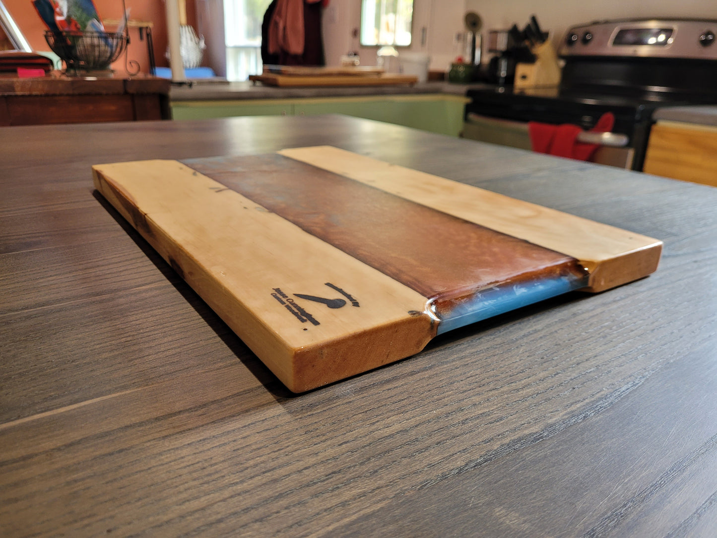 Epoxy River Cutting Board