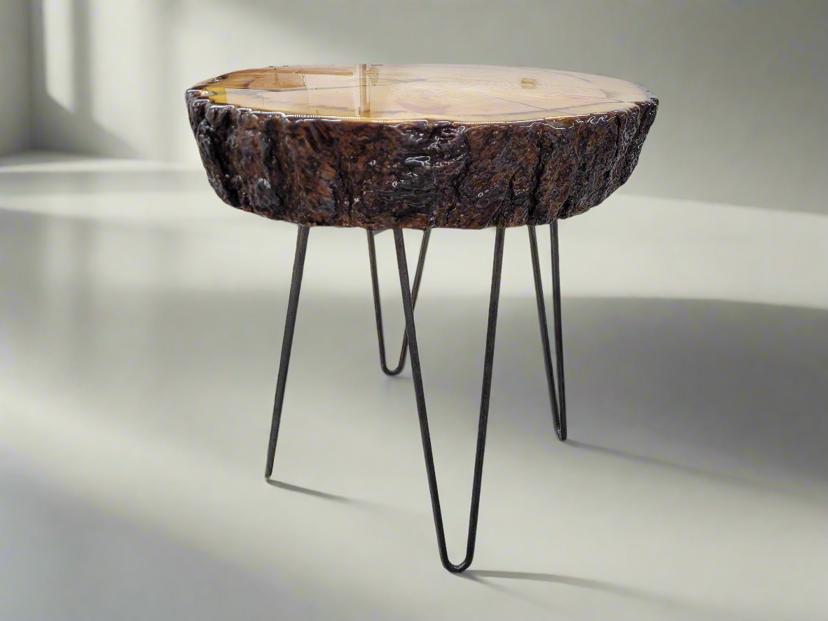 Pine Cookie Side Table