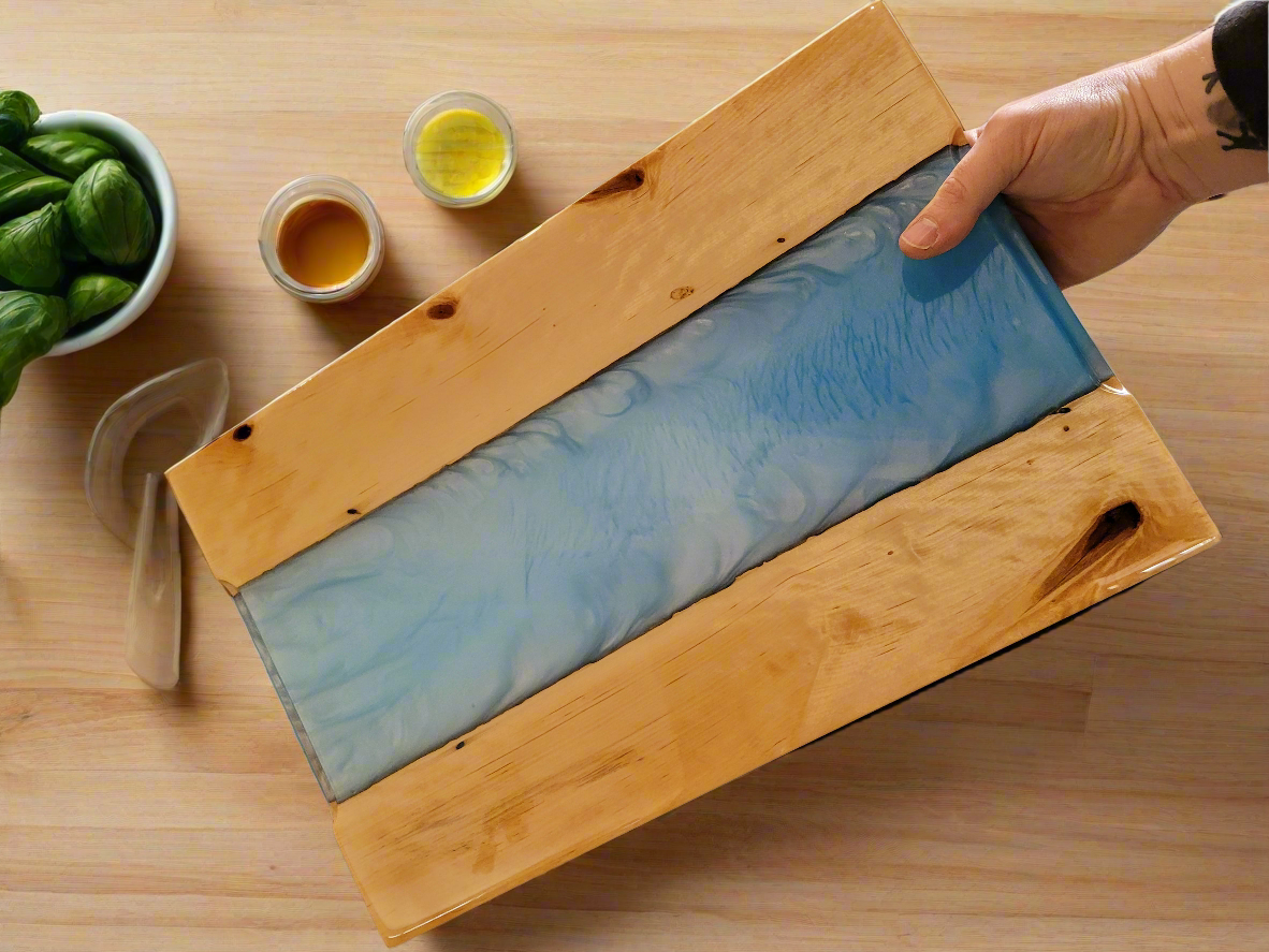 Epoxy River Cutting Board
